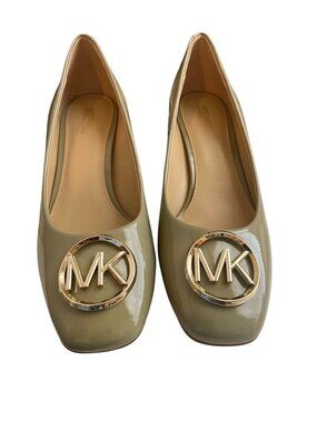 Michael Kors Olive Patent Leather Low Heel 2" Pumps 6M